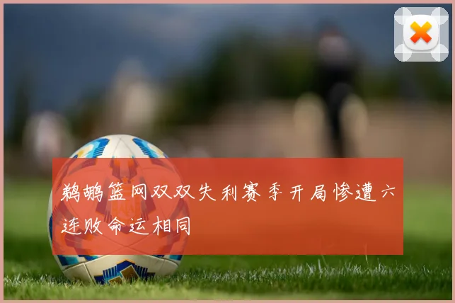 鹈鹕篮网双双失利赛季开局惨遭六连败命运相同